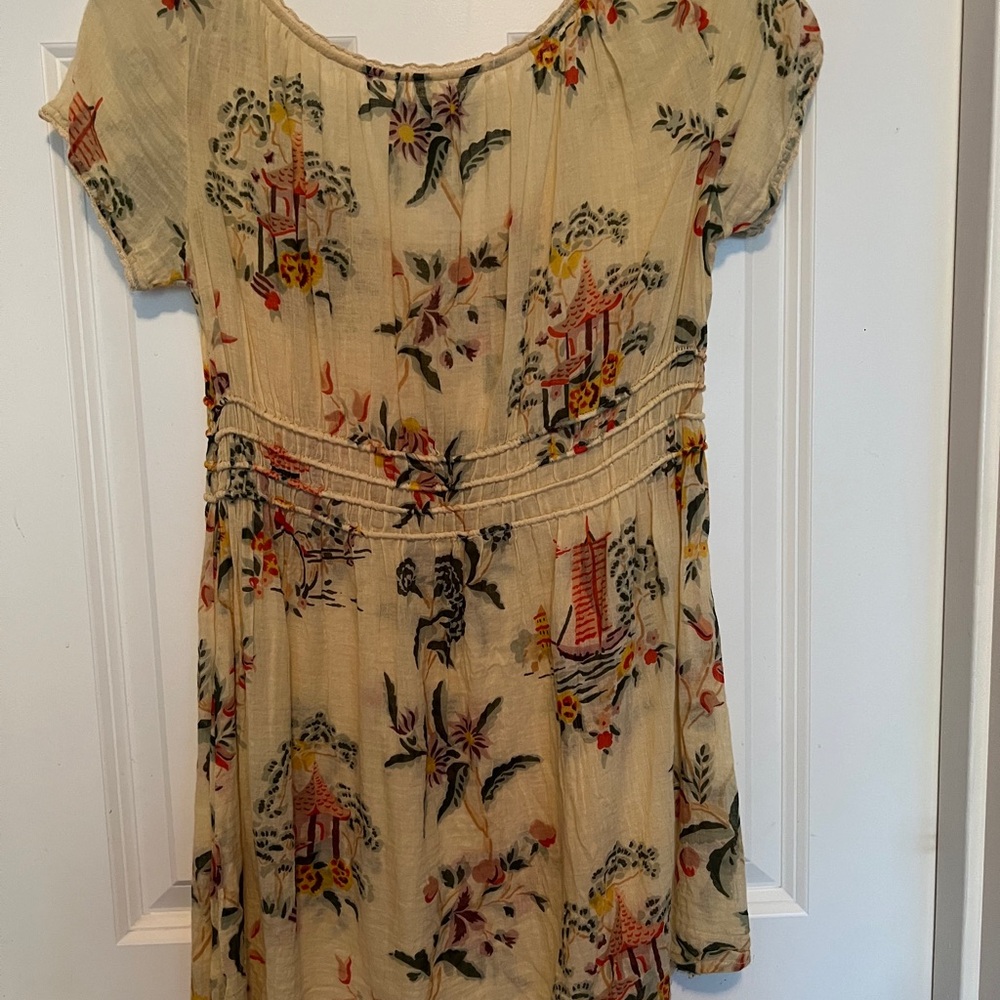 Lucky Brand Ladies Top Floral and Pagoda Print